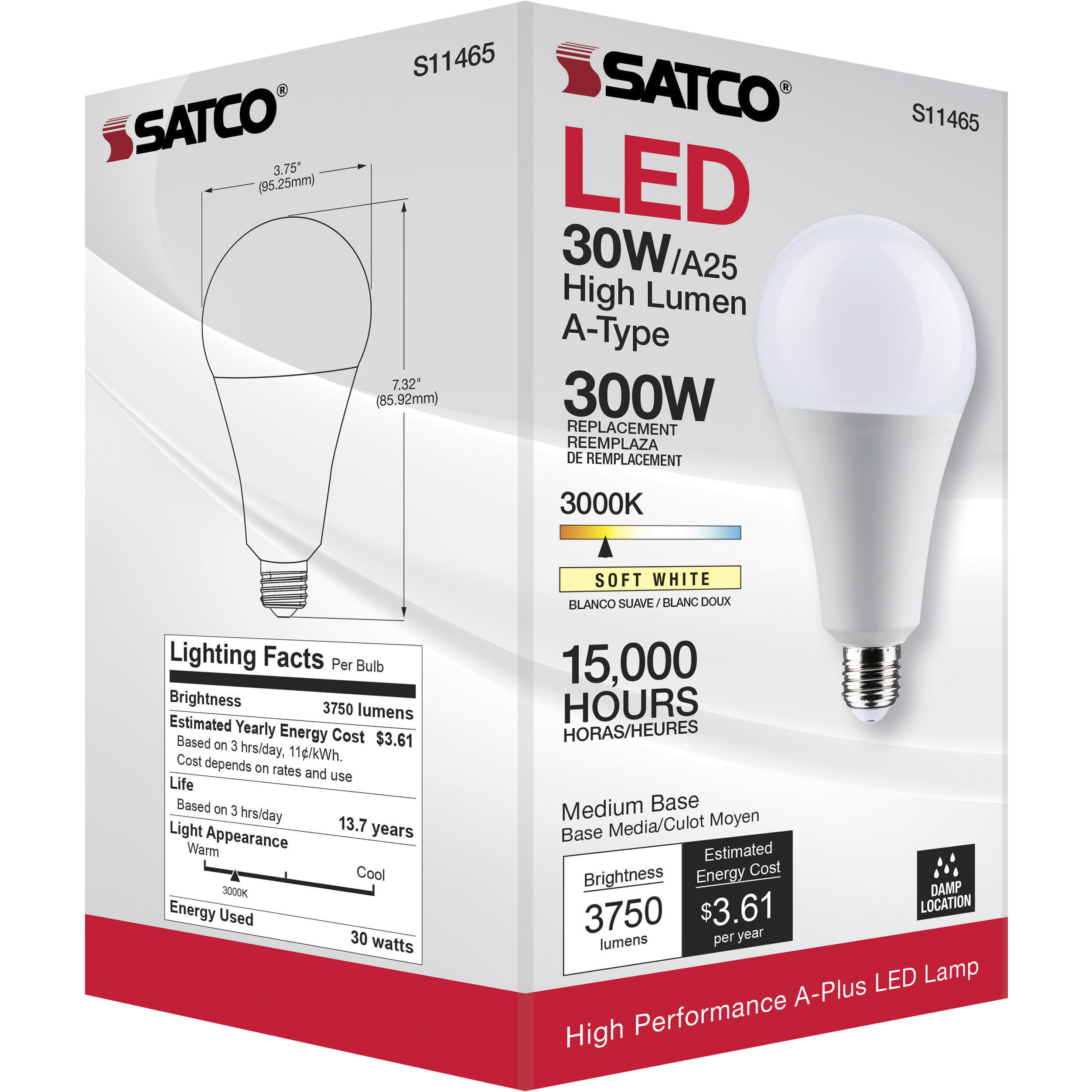 Lumos LED LED Medium 3000K HID Replacements