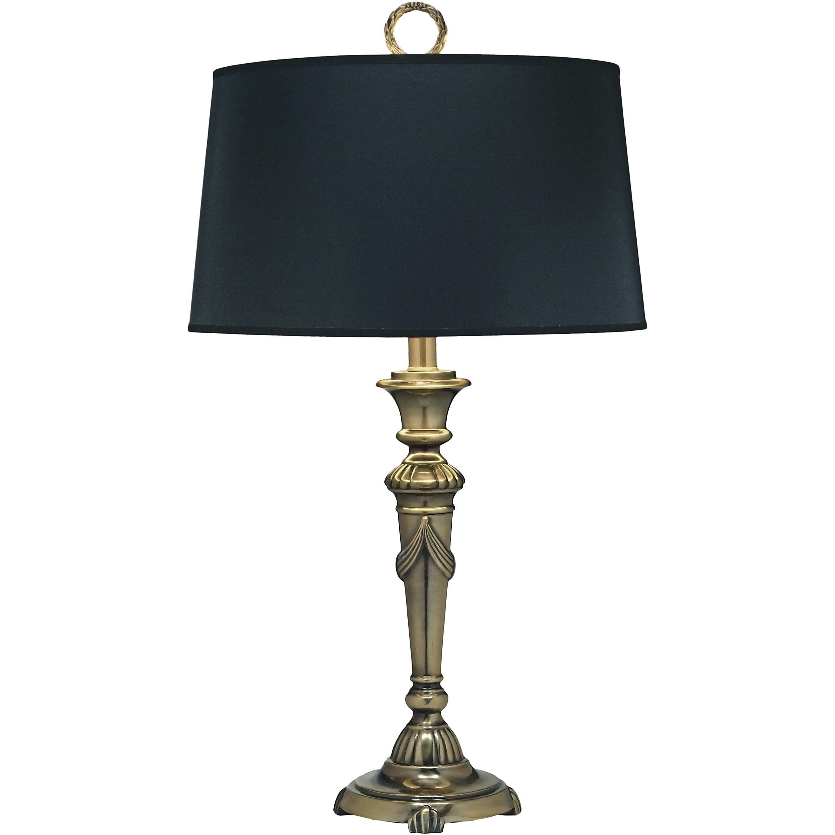 Ellie 29 inch 150.00 watt Burnished Brass Desk Lamp Portable Light