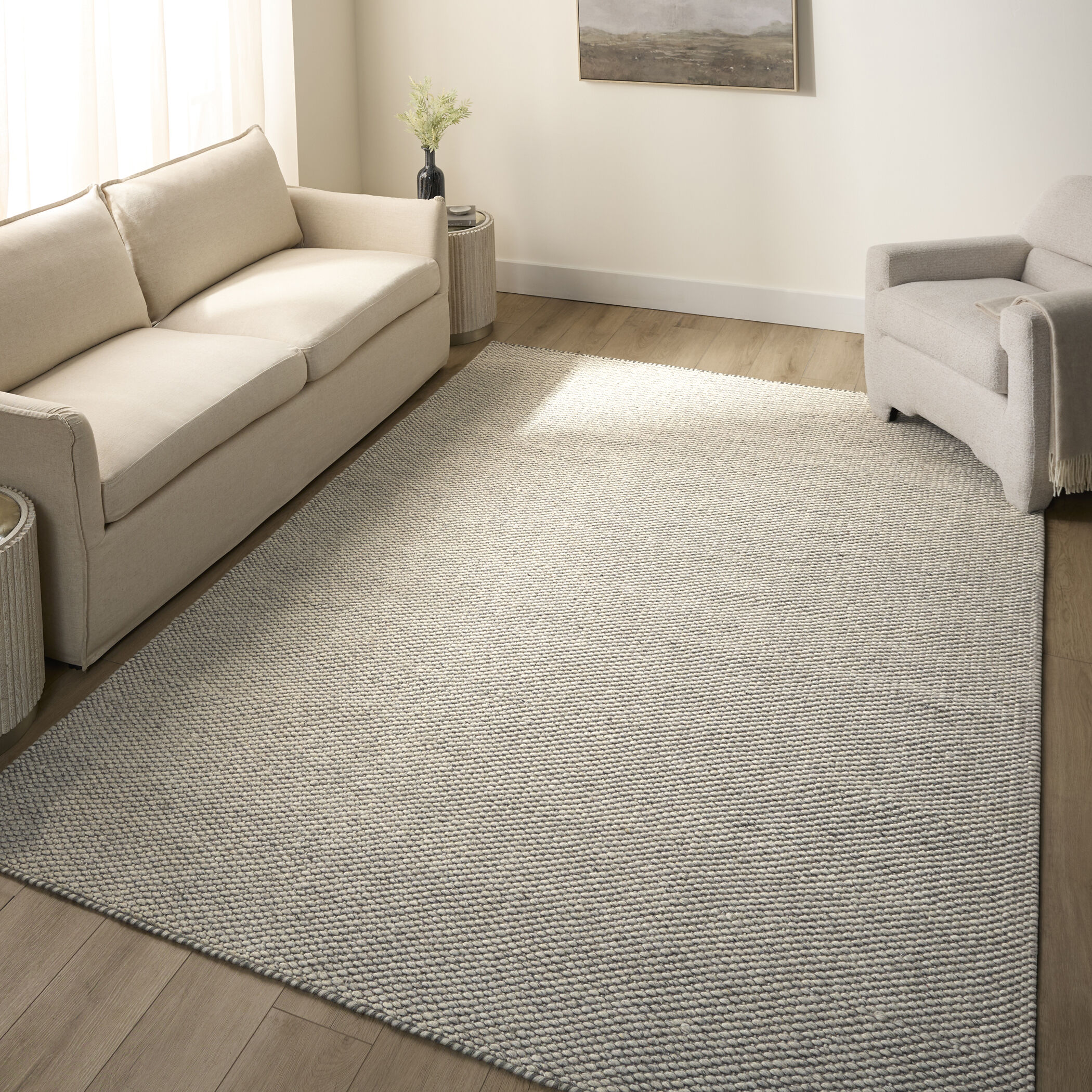 Natural Luxe Blue and Gray Indoor Rug