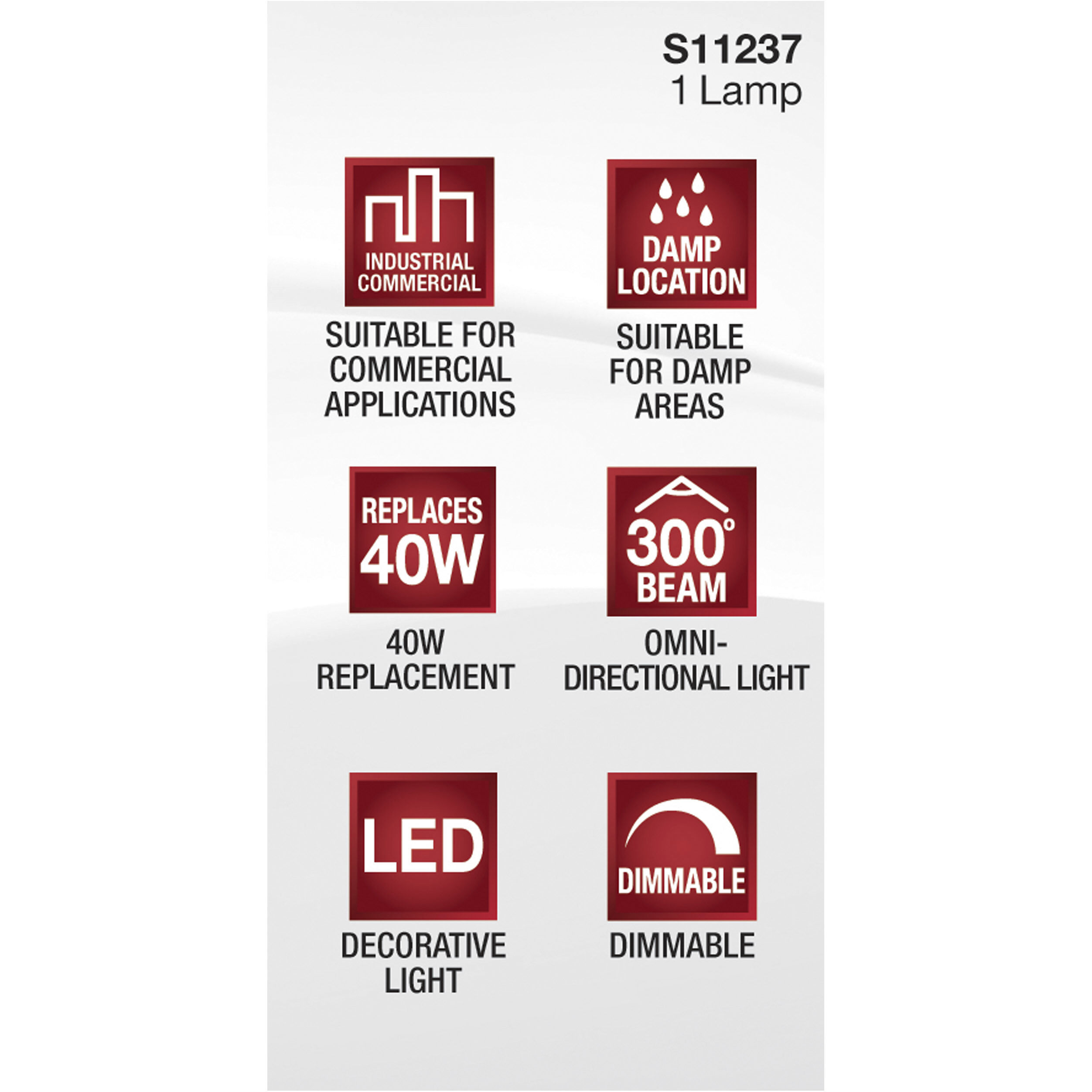 Lumos LED JCD LED G9 Double Loop 5 watt 4000K Mini and Pin-Based LED