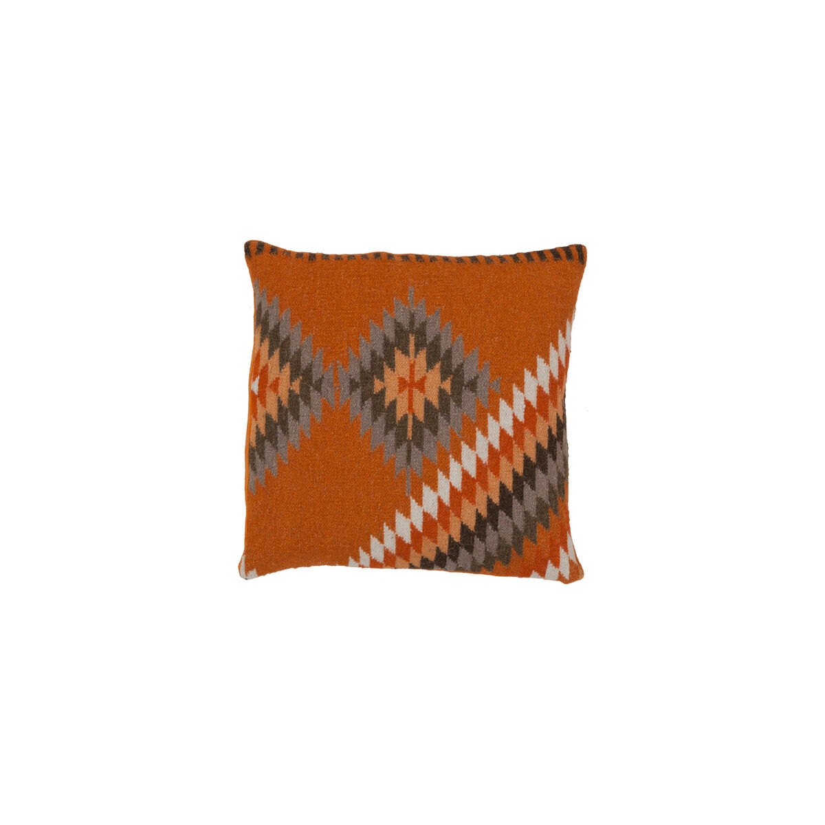 Kilim 18 X 18 inch Burnt Orange/Camel/Olive/Tan Pillow Kit