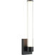 Macie LED 4.38 inch Black Bath Vanity Light Wall Light
