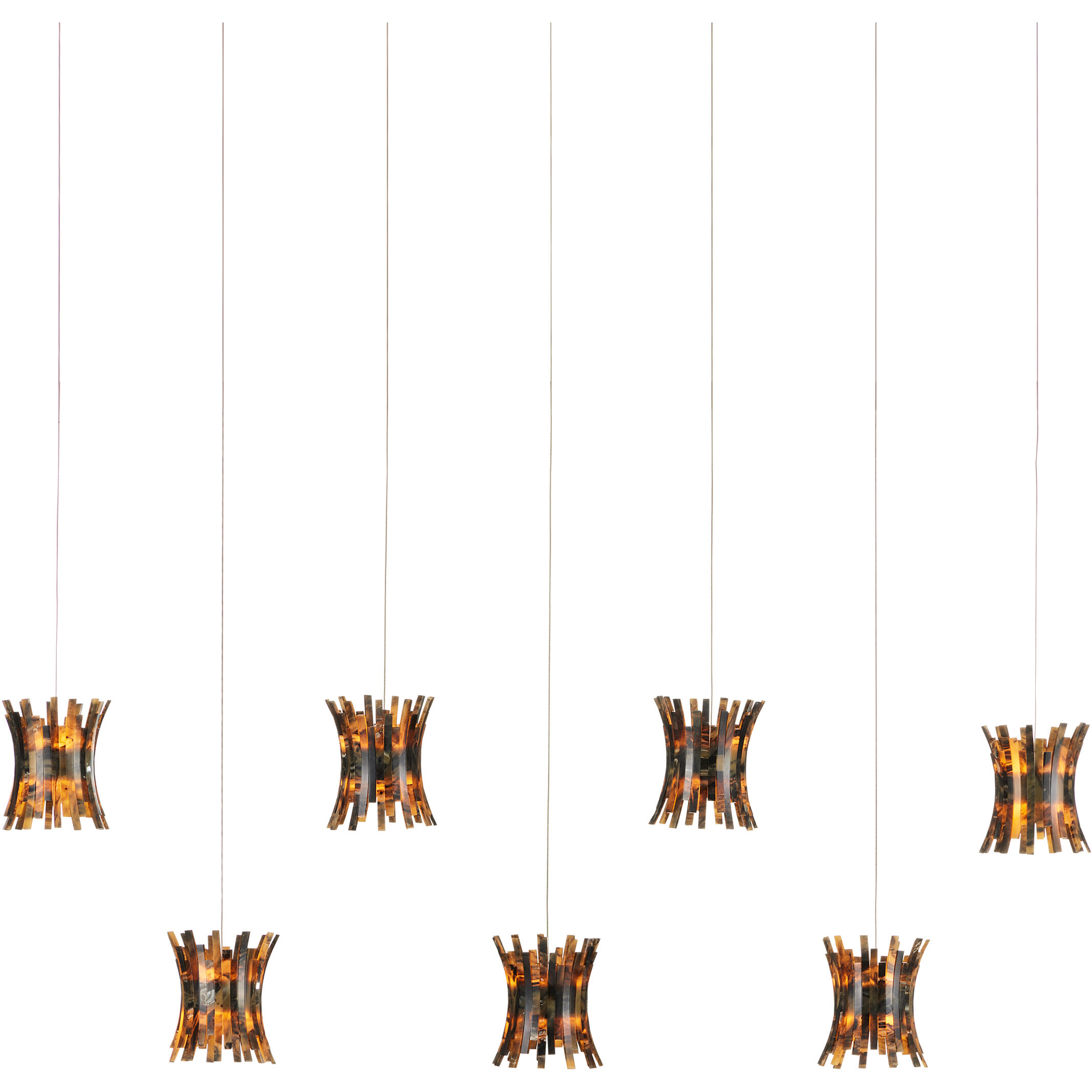 Alsop Multi-Drop Linear Pendant Ceiling Light