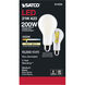Lumos LED Medium Type A23 21.00 watt 3000K Light Bulb