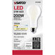 Lumos LED Medium Type A23 21.00 watt 3000K Light Bulb