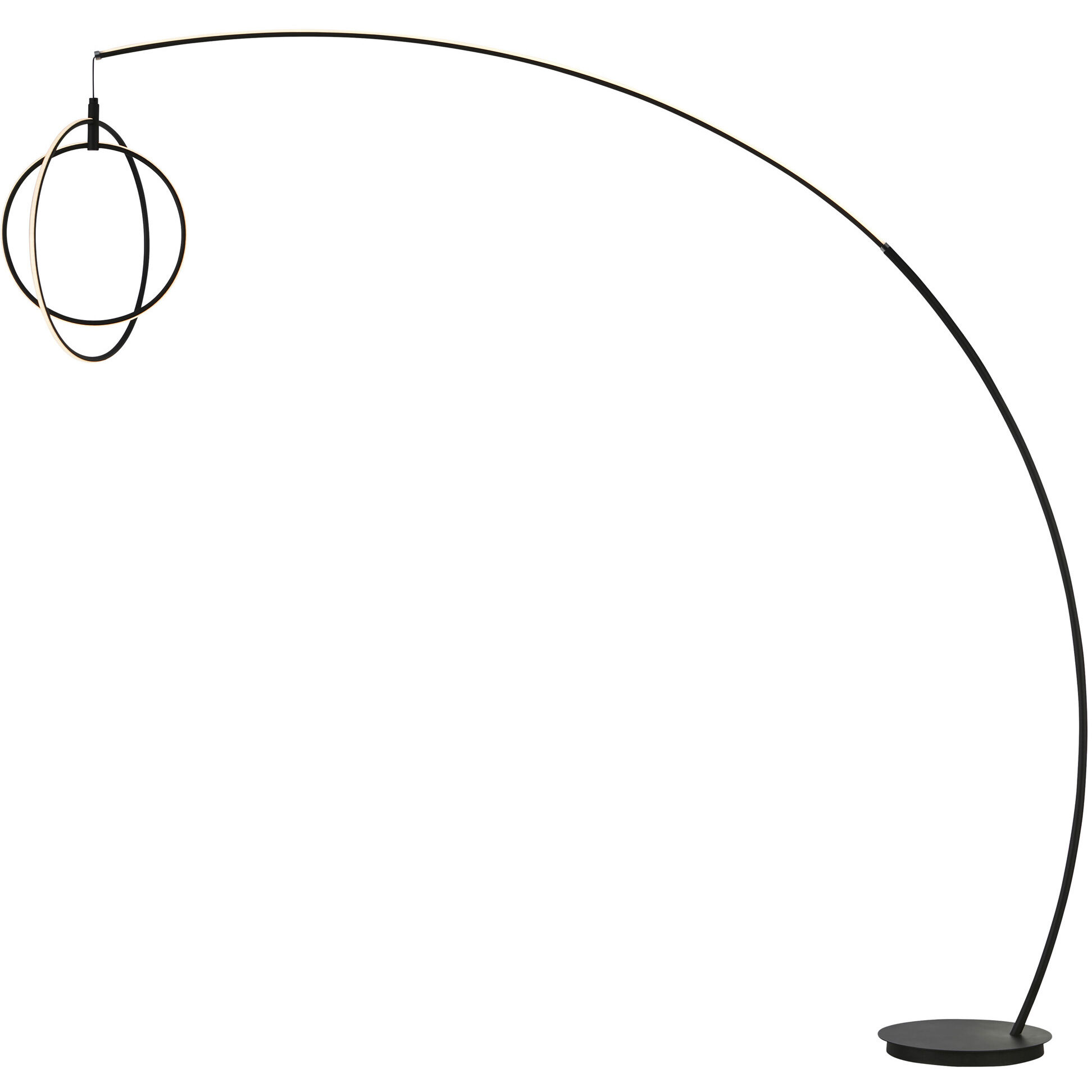 Monita 81 inch 35.00 watt Black Arc Lamp Portable Light