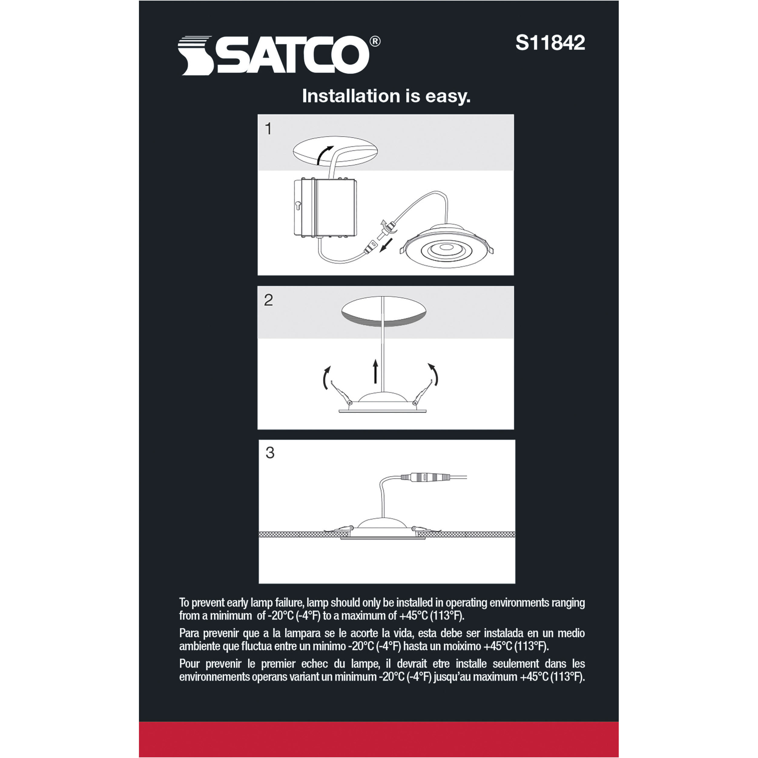 Edgewood Integrated Black Recessed