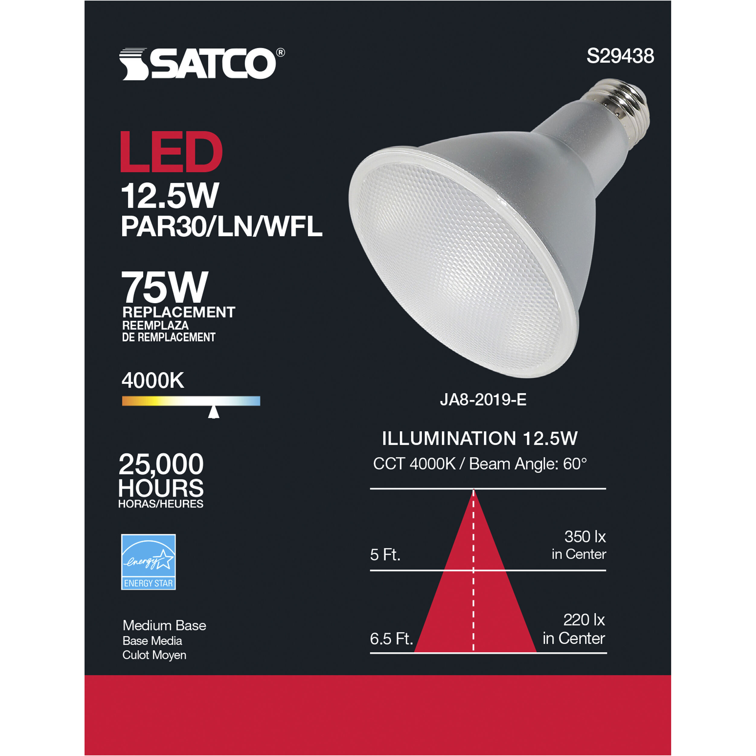 Lumos LED PAR30LN Medium 12.50 watt 120 4000K LED Bulb