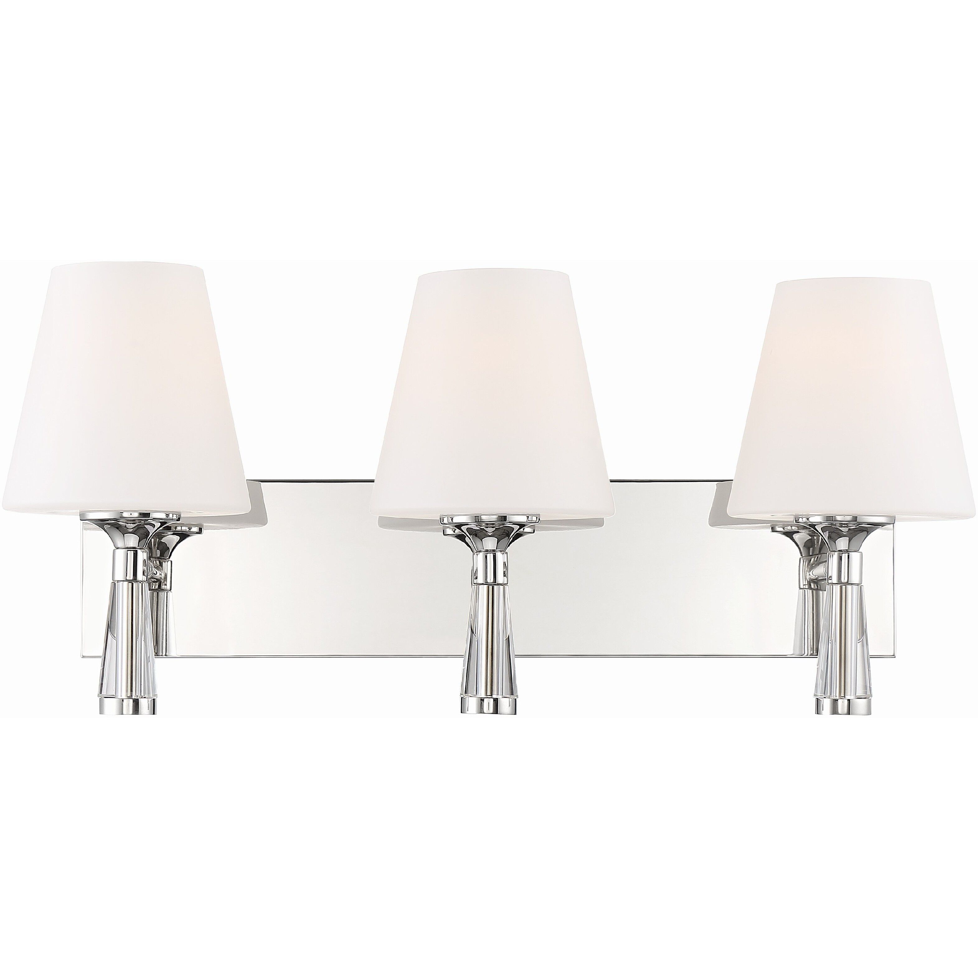 Ramsey Bath Vanity Light Wall Light in Polished Nickel