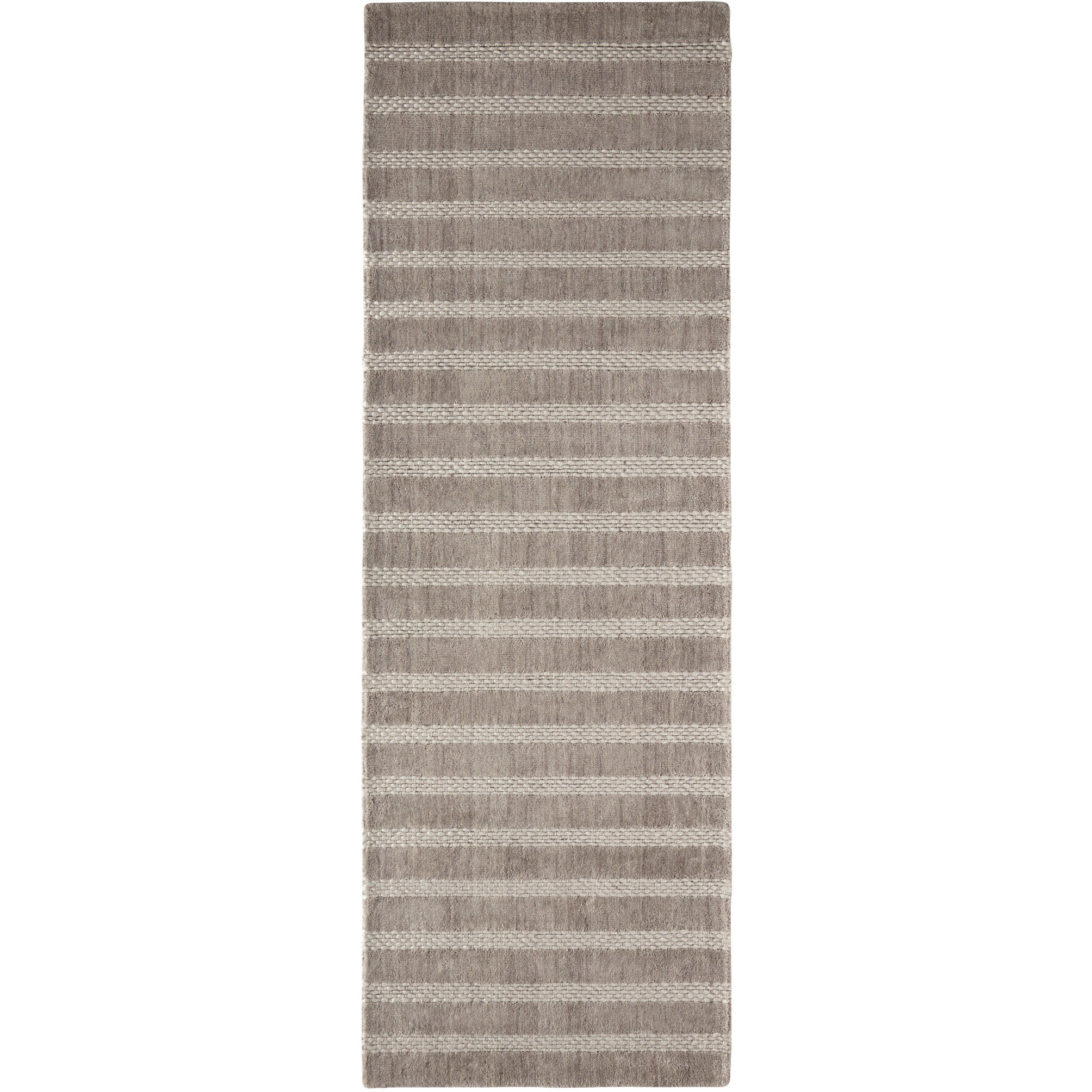 Laid Back Luxe Brown and Ivory Indoor Rug