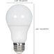 Lumos LED A19 Medium Medium 9 watt 120V 4000K Bulb
