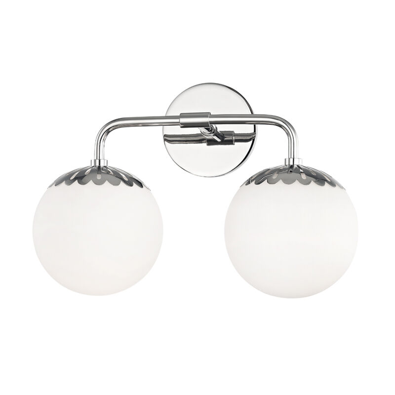 Paige 2 Light 15.00 inch Bathroom Vanity Light