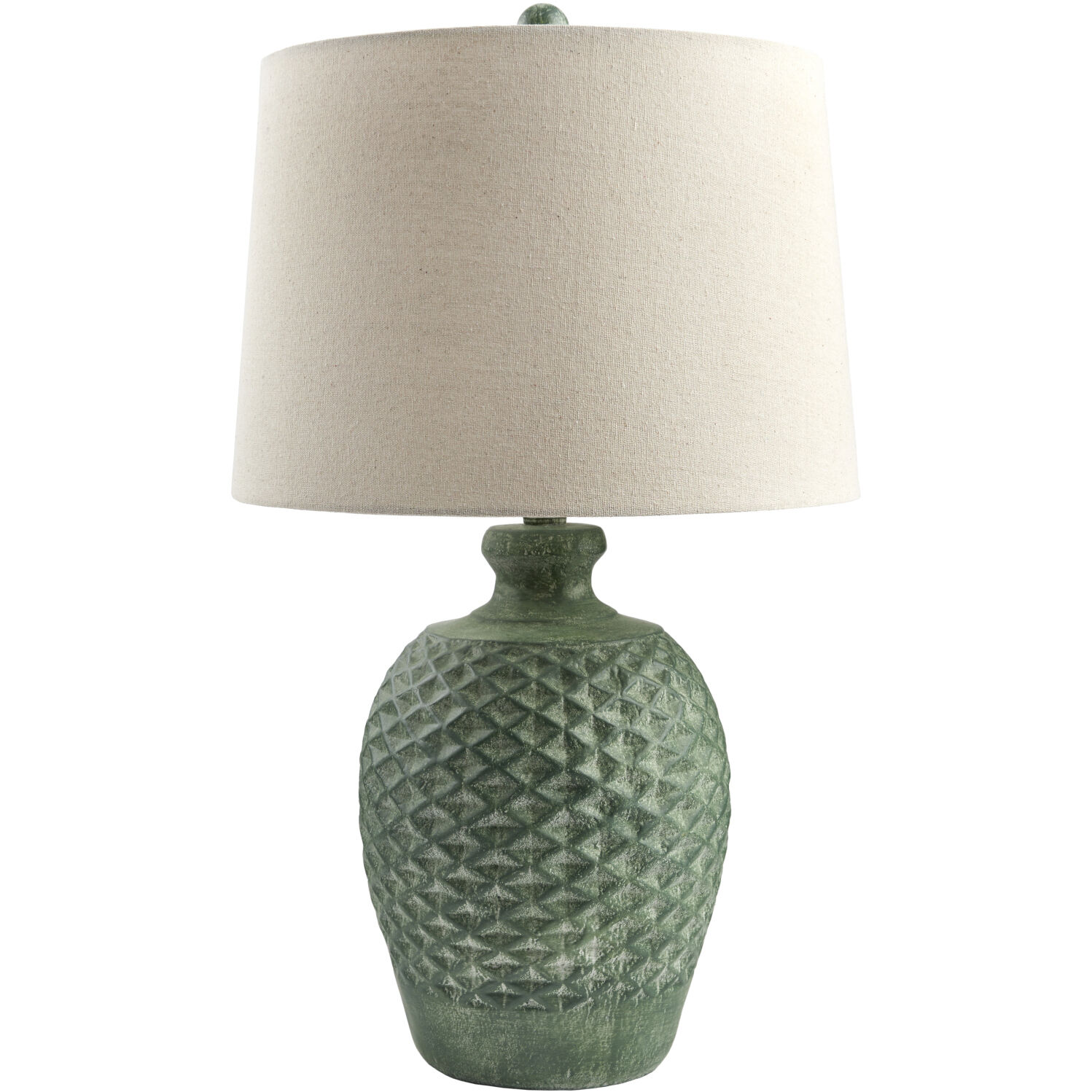 Yosemite 26 inch 150 watt Green Accent Table Lamp Portable Light