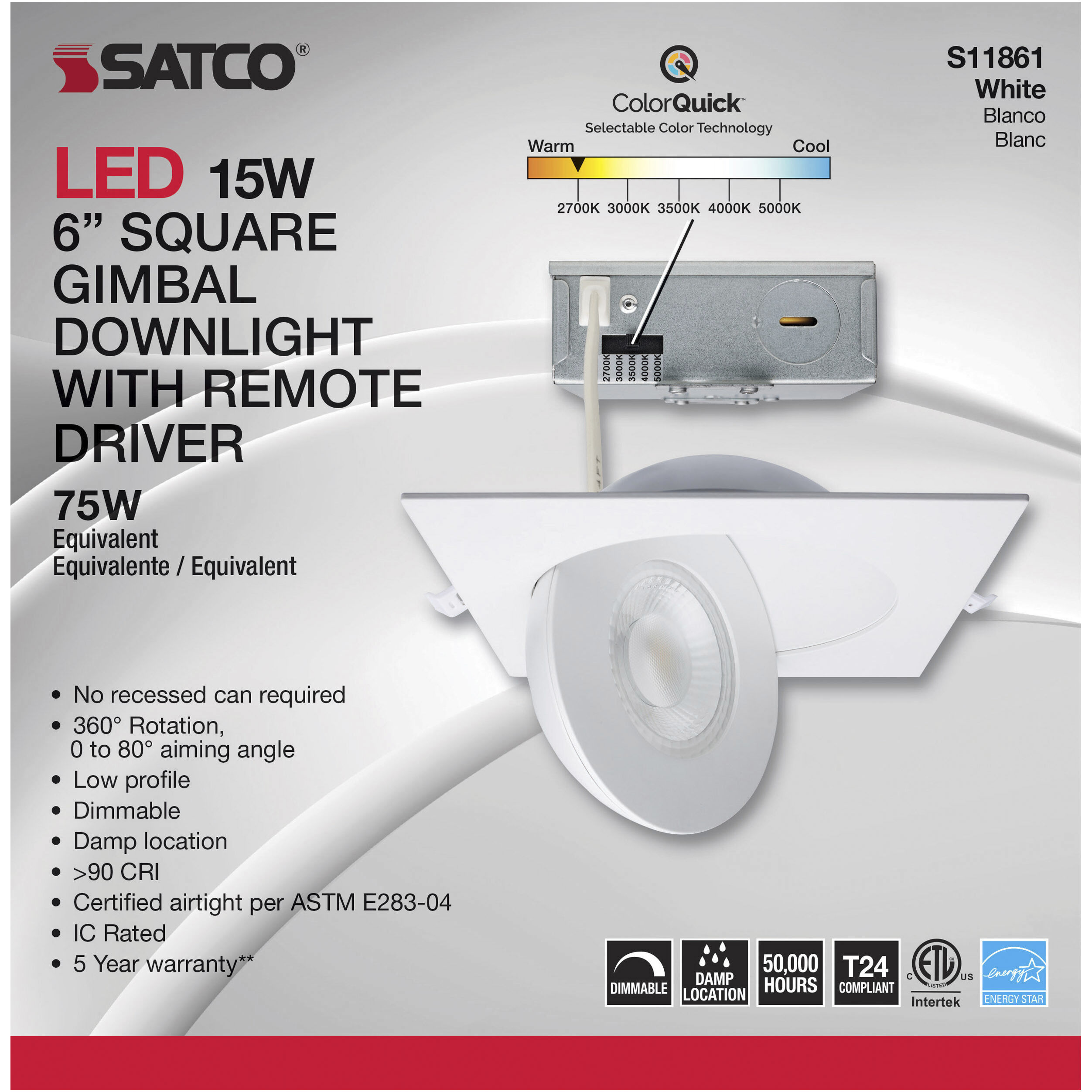 Edgewood Integrated White Recessed