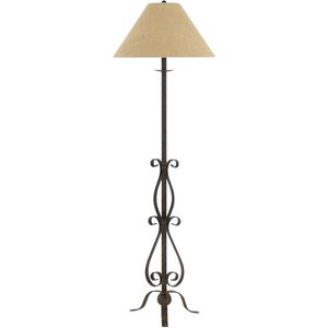 Ekalaka 61 inch 150 watt Rust Floor Lamp Portable Light