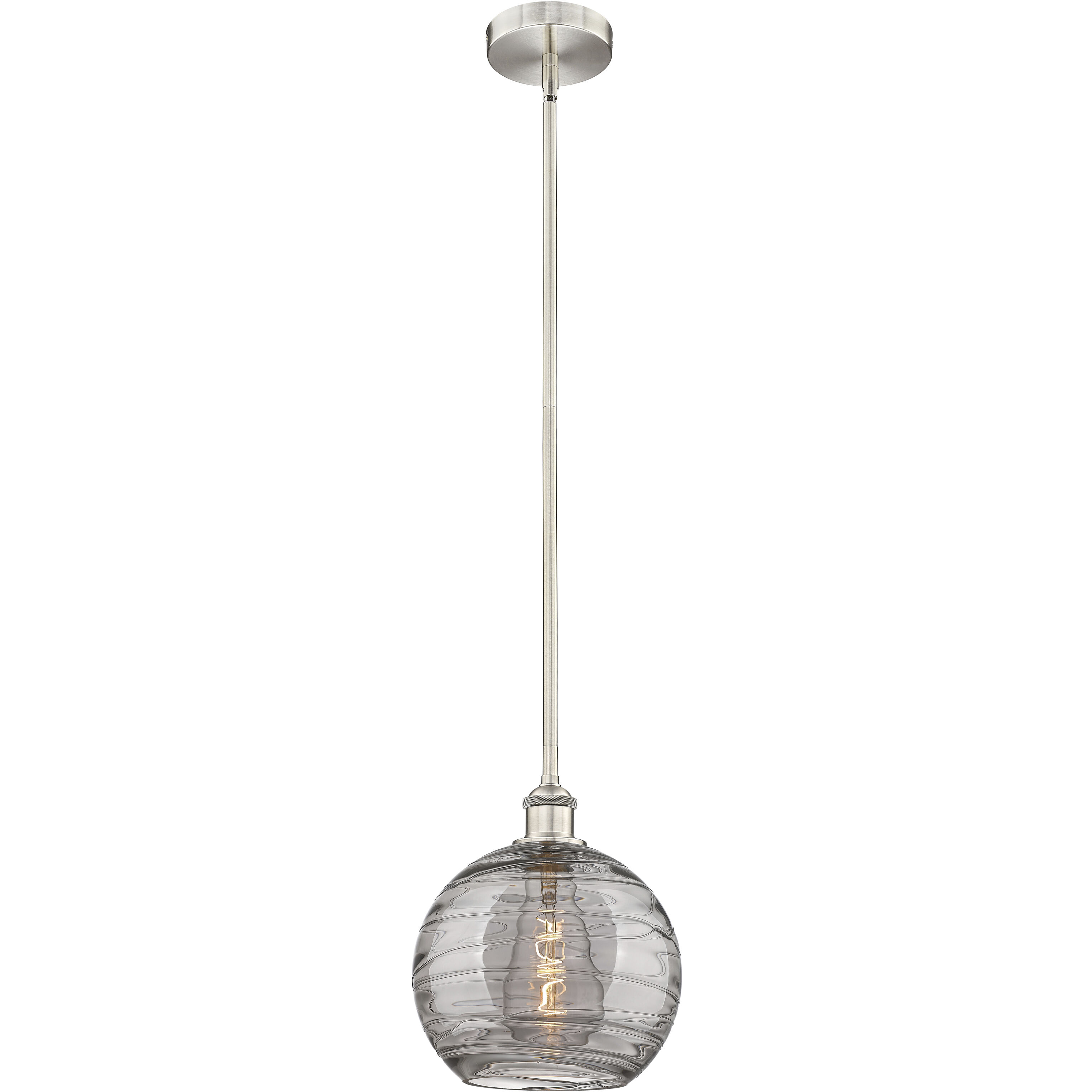 Edison Athens Deco Swirl 1 Light 10.00 inch Mini Pendant
