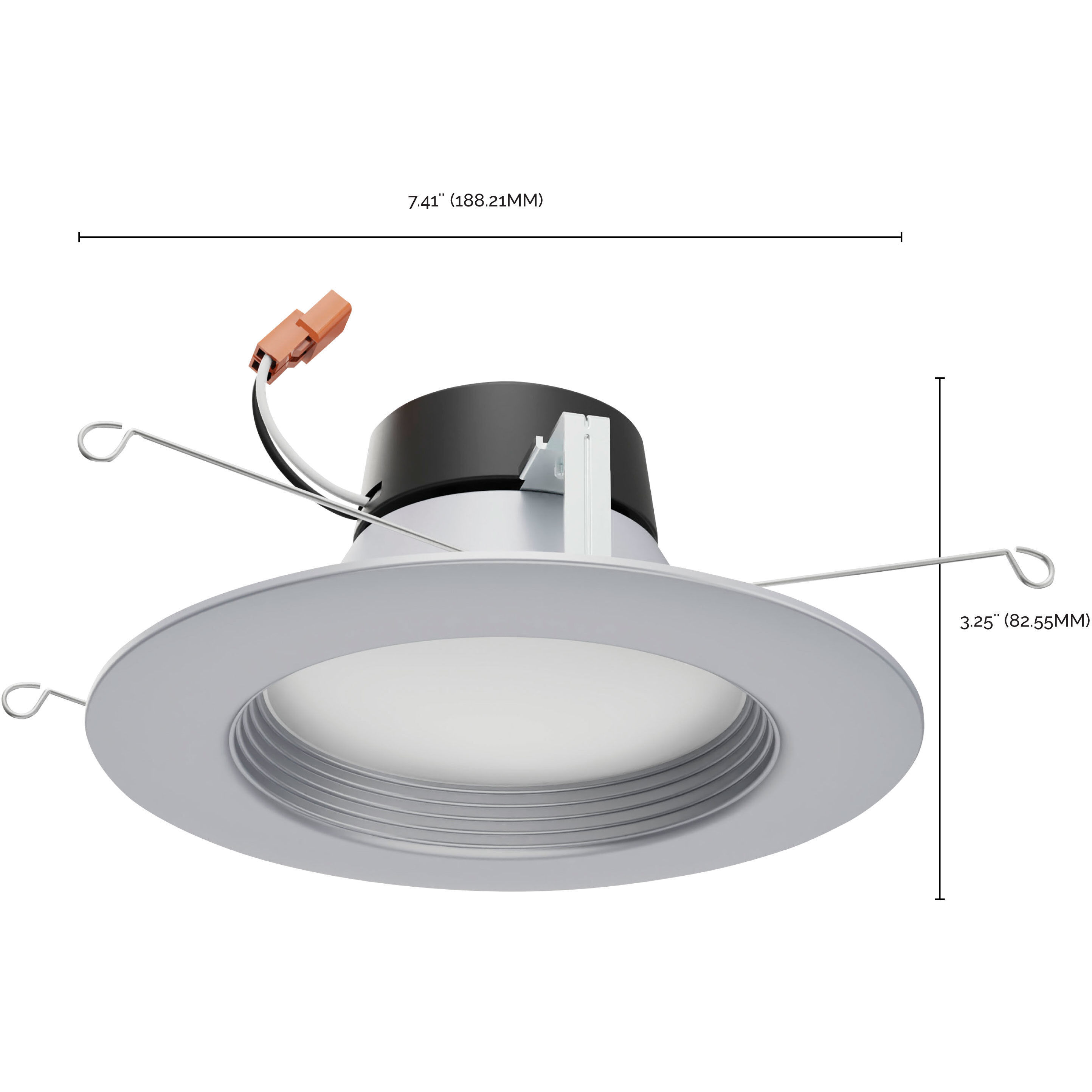 Edgewood LED Module Brushed Nickel Recessed