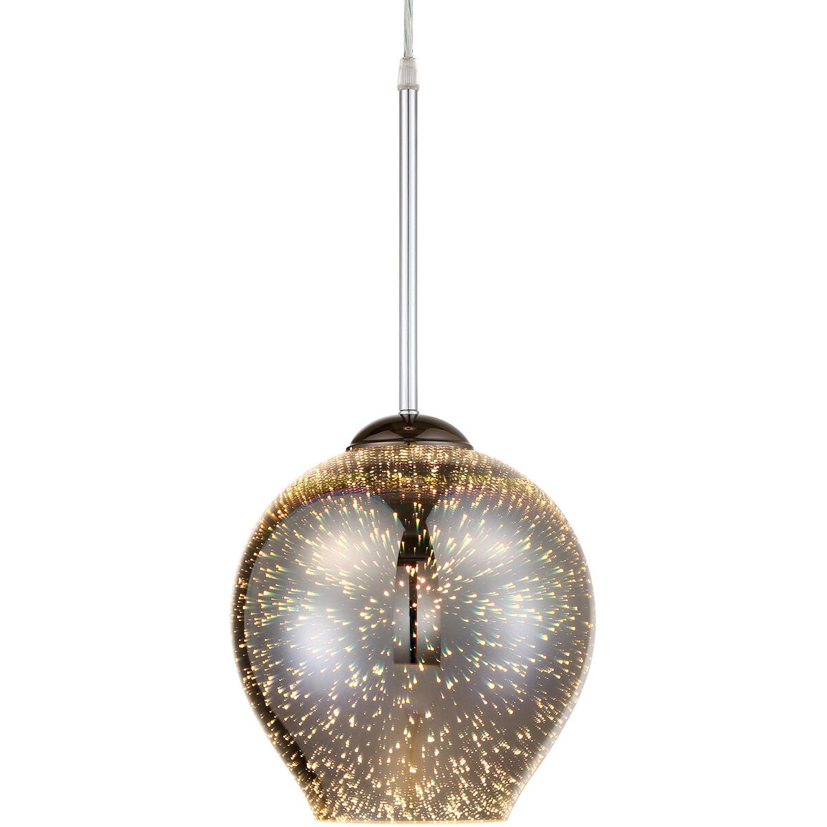Spacey 1 Light 9 inch Polished Chrome Mini Pendant Ceiling Light