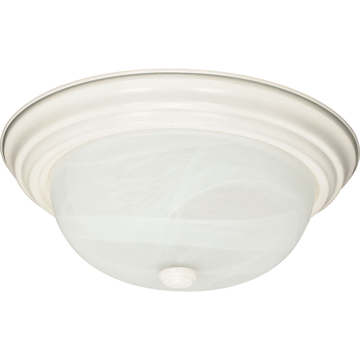 Brentwood 2 Light 13 inch Textured White Flush Mount Ceiling Light