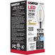 Lumos LED Candelabra Candelabra 3.00 watt 2700K LED Filament