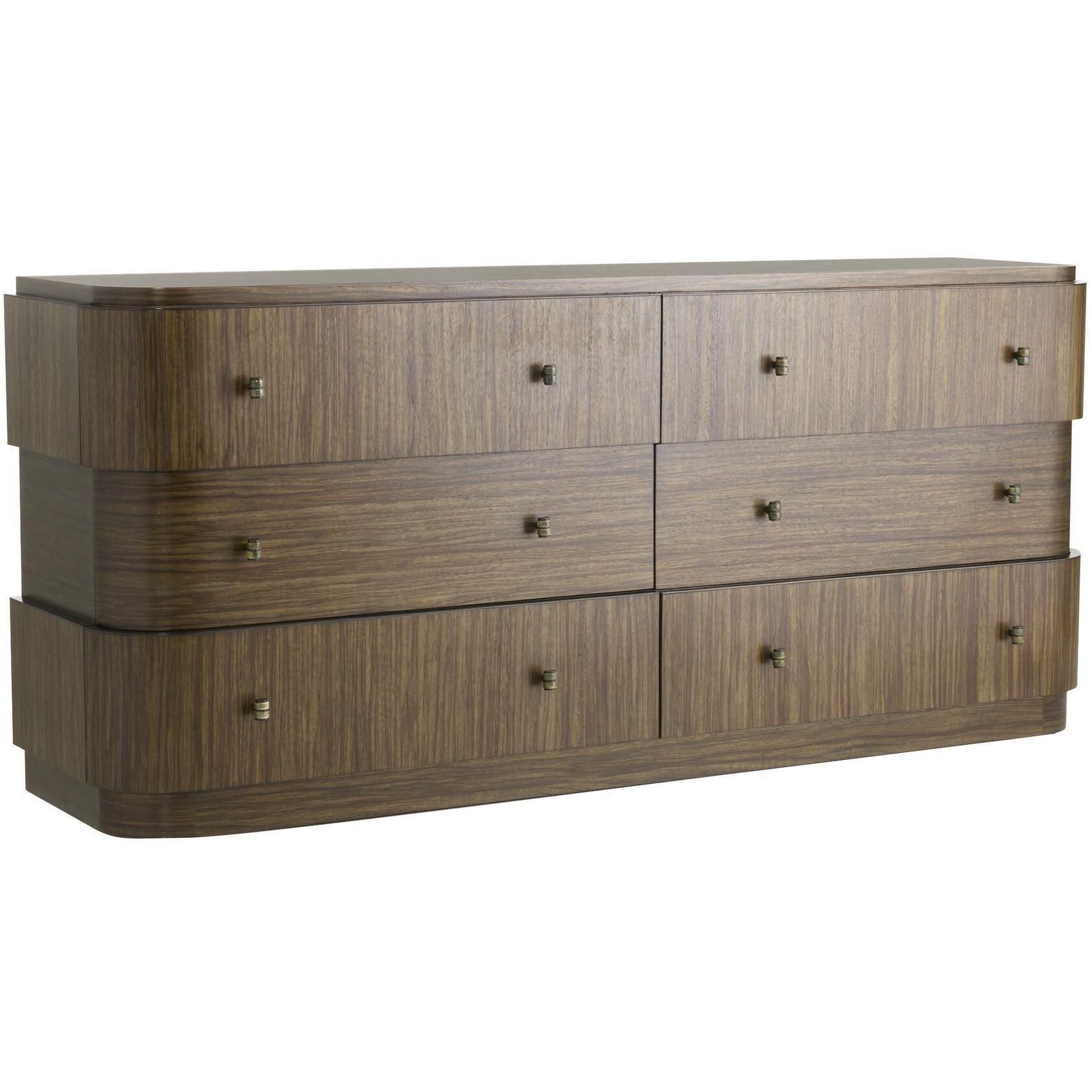 Jacques Brindle and Natural Faux Horn with Bronze Chest