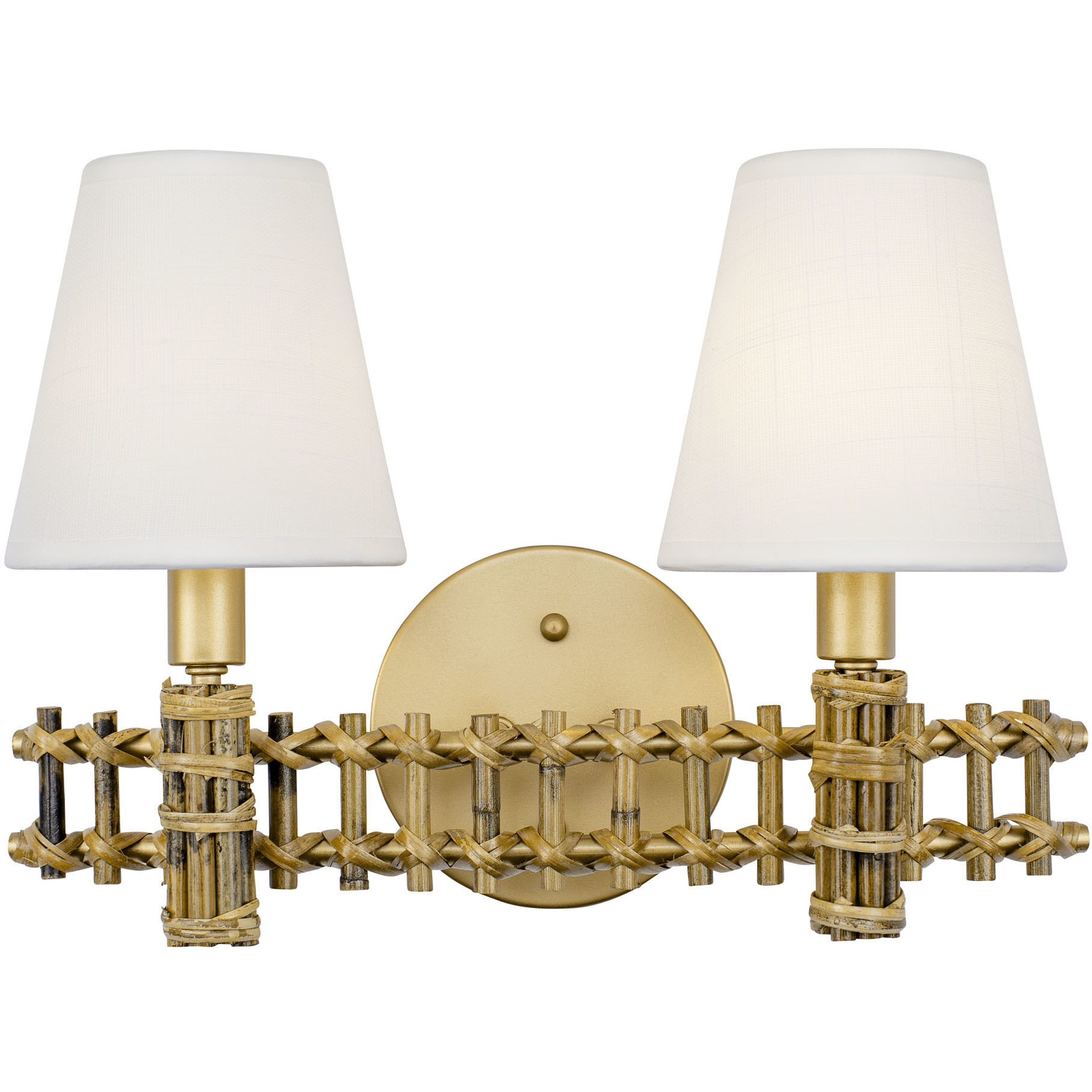 Nevis LED 14 inch French Gold Bath Vanity Wall Light