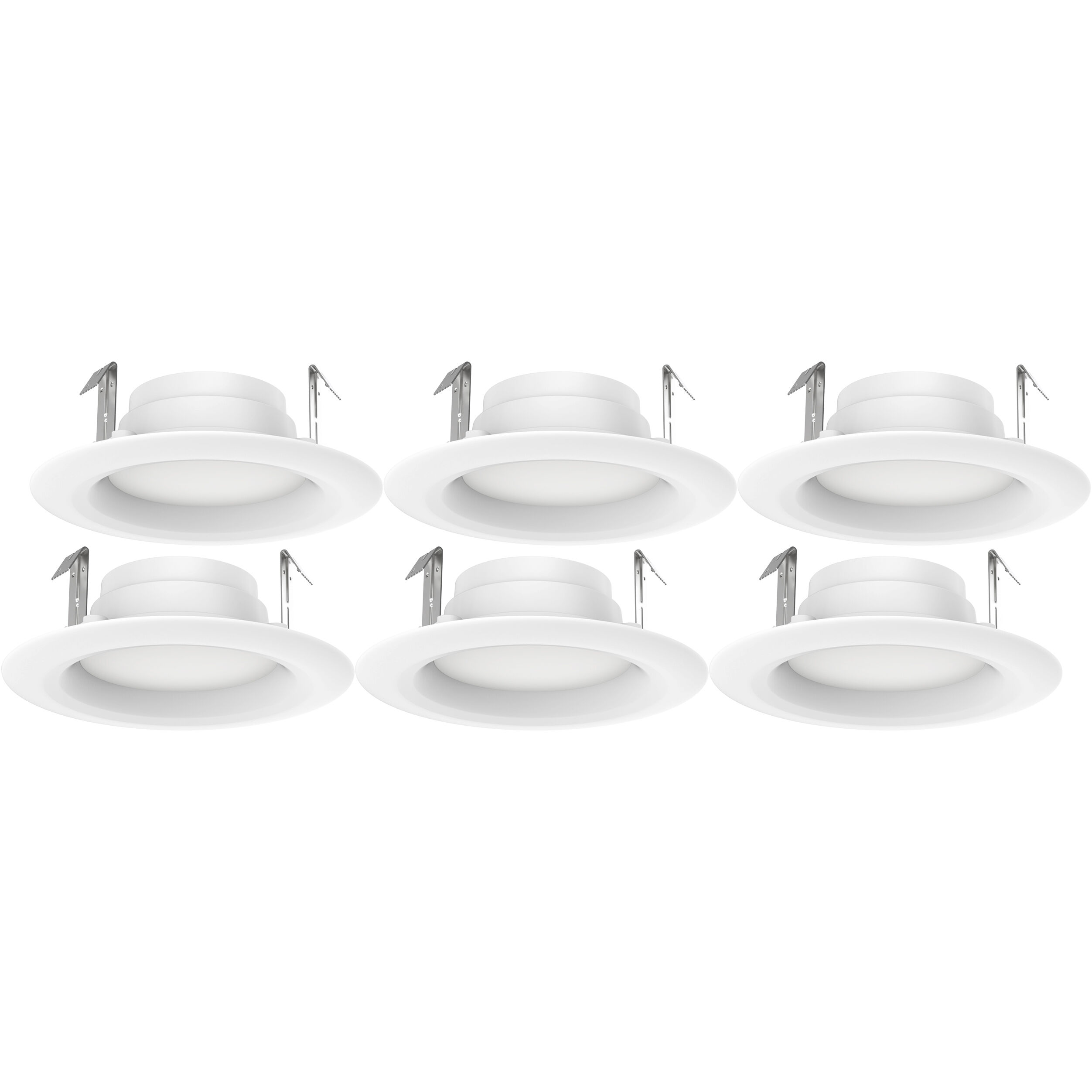 Edgewood White Recessed, Pack of 6