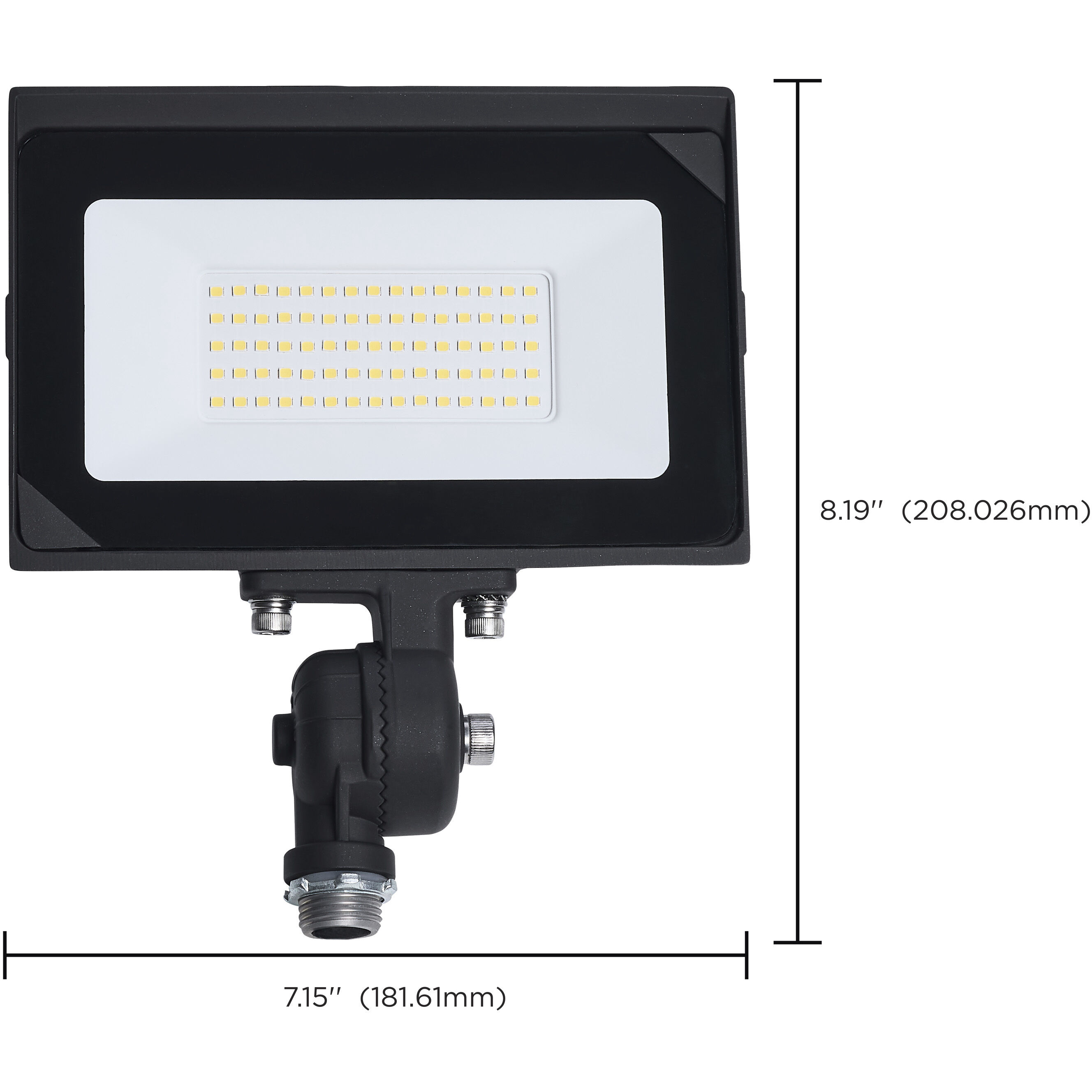 Lumos LED 8.19 inch Bronze Flood Light