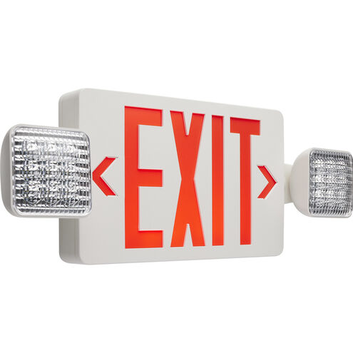 Edgewood LED 19 inch White Exit & Emergency Ceiling Light