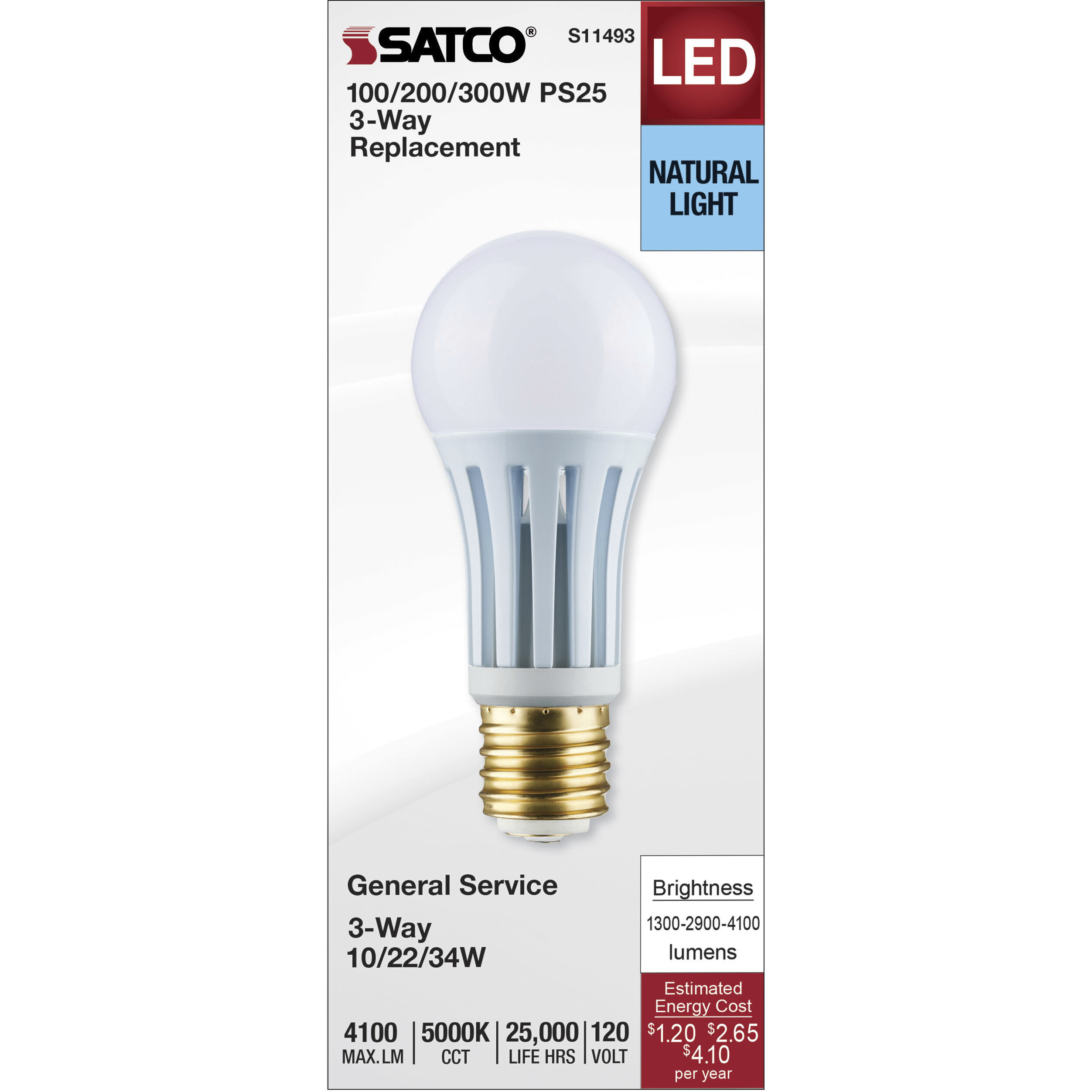 Lumos LED Mogul DC LED 10 watt 5000K Type A
