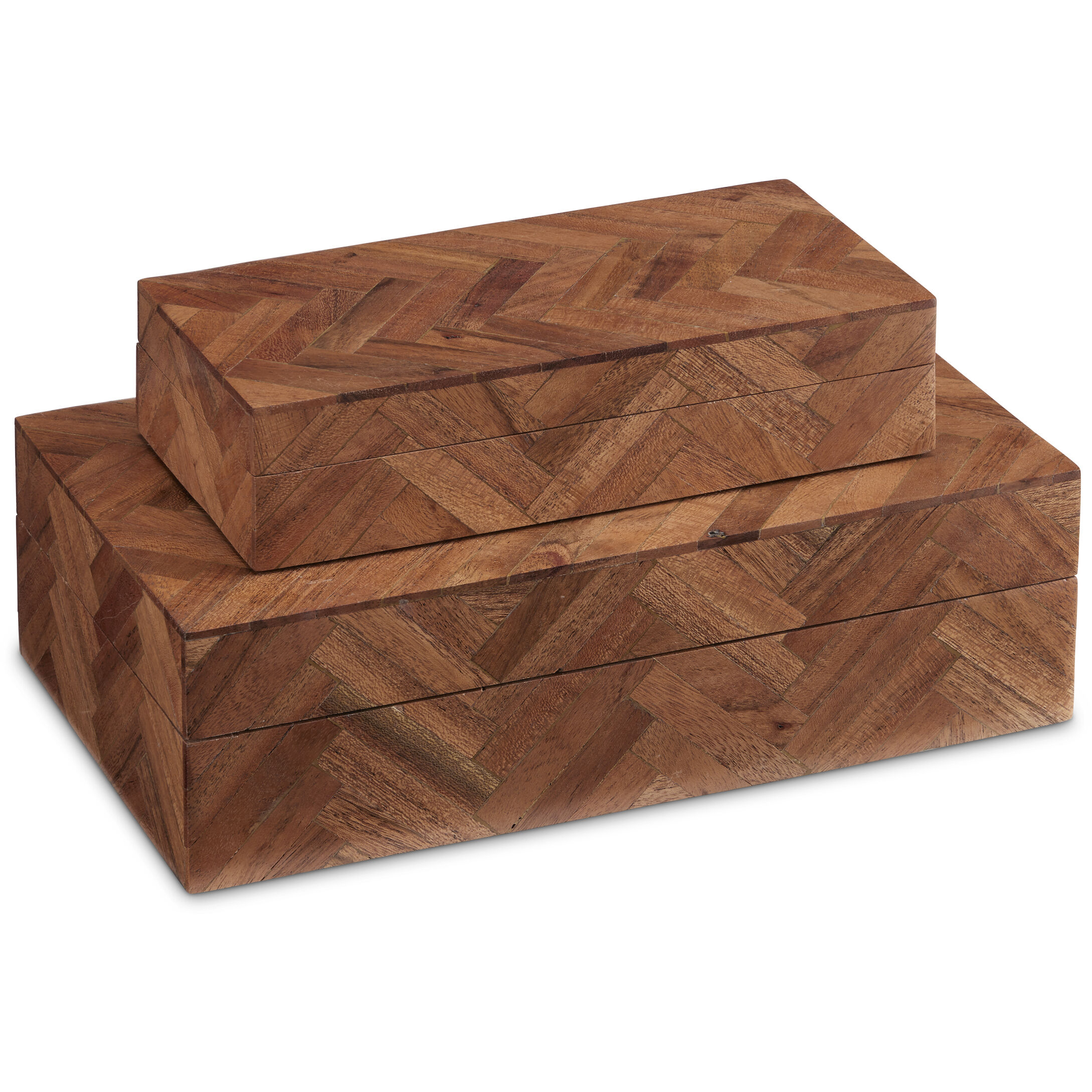 Alfeo 10.5 inch Natural Boxes, Set of 2