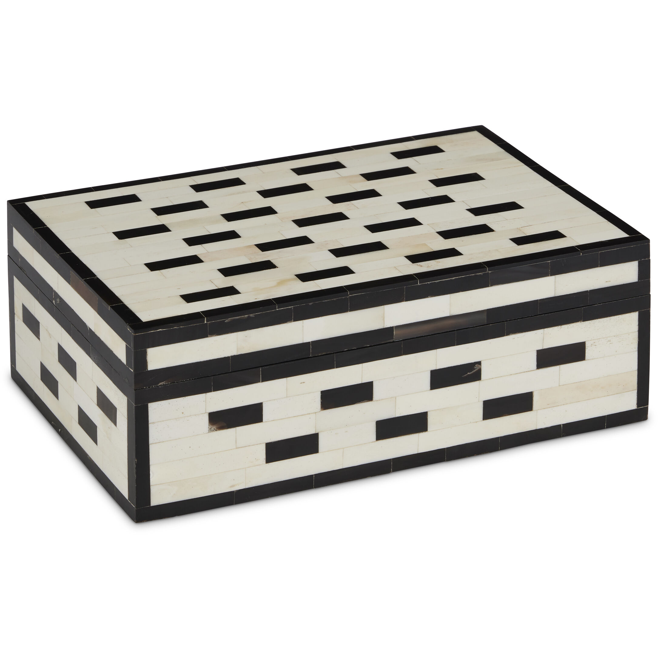 Carmine 11 inch White and Black with Natural Box