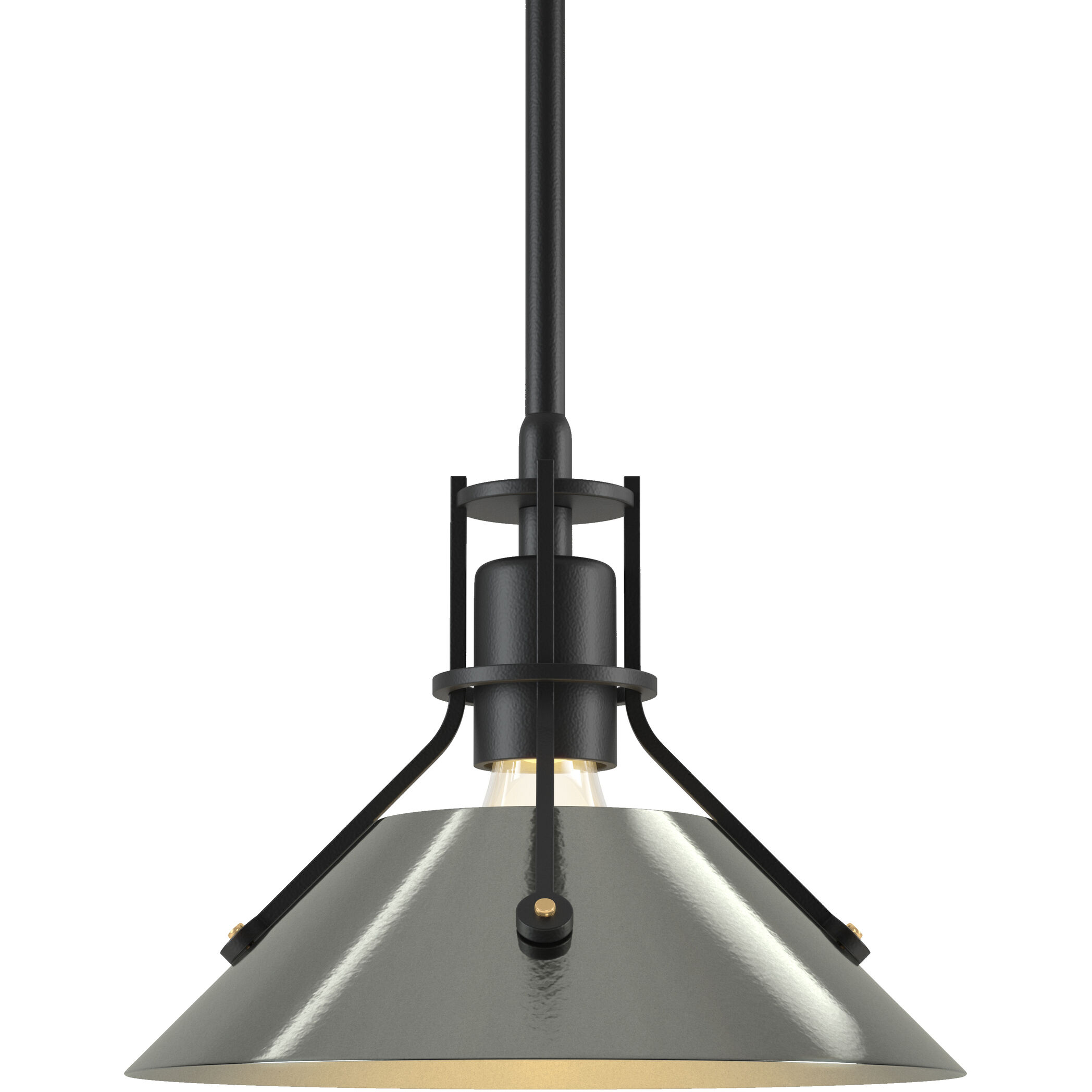 Henry 1 Light 9.2 inch Black and Sterling Mini Pendant Ceiling Light - Open Box