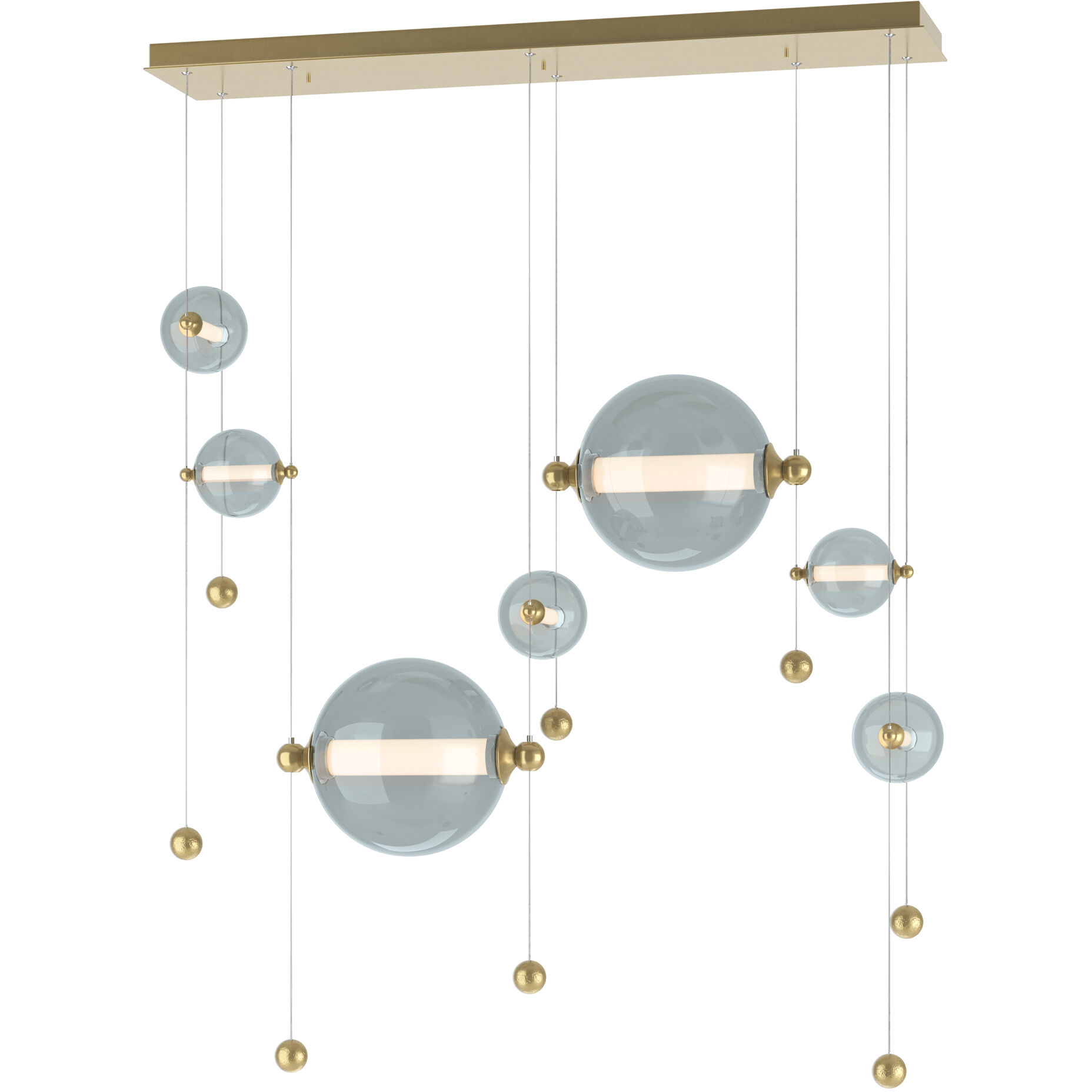 Abacus 5 Light 49.00 inch Island Light