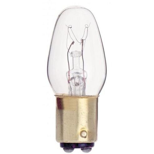 Lumos Incandescent C7 Bayonet Double Contact BA15d 10 watt 130V 2700K Light Bulb