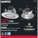Edgewood Integrated Brushed Nickel Recessed, Retrofits
