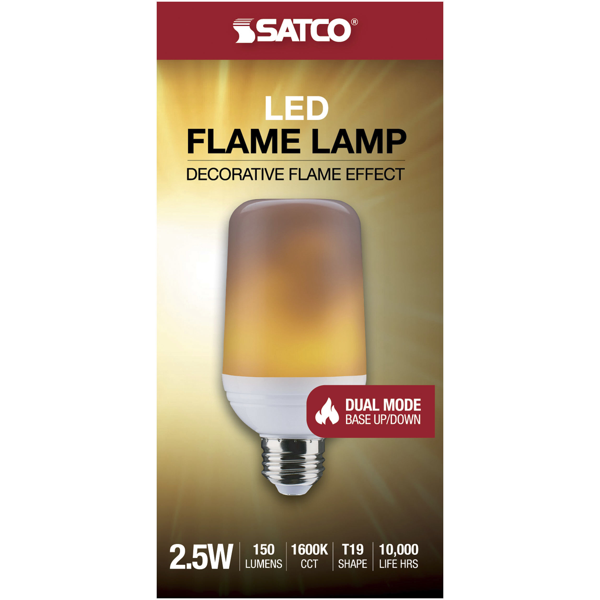 Lumos LED Medium 1600K LED Flame Bulb