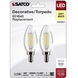 Lumos LED Candelabra 5.5 watt 120 3000K LED Filament, LED Filament