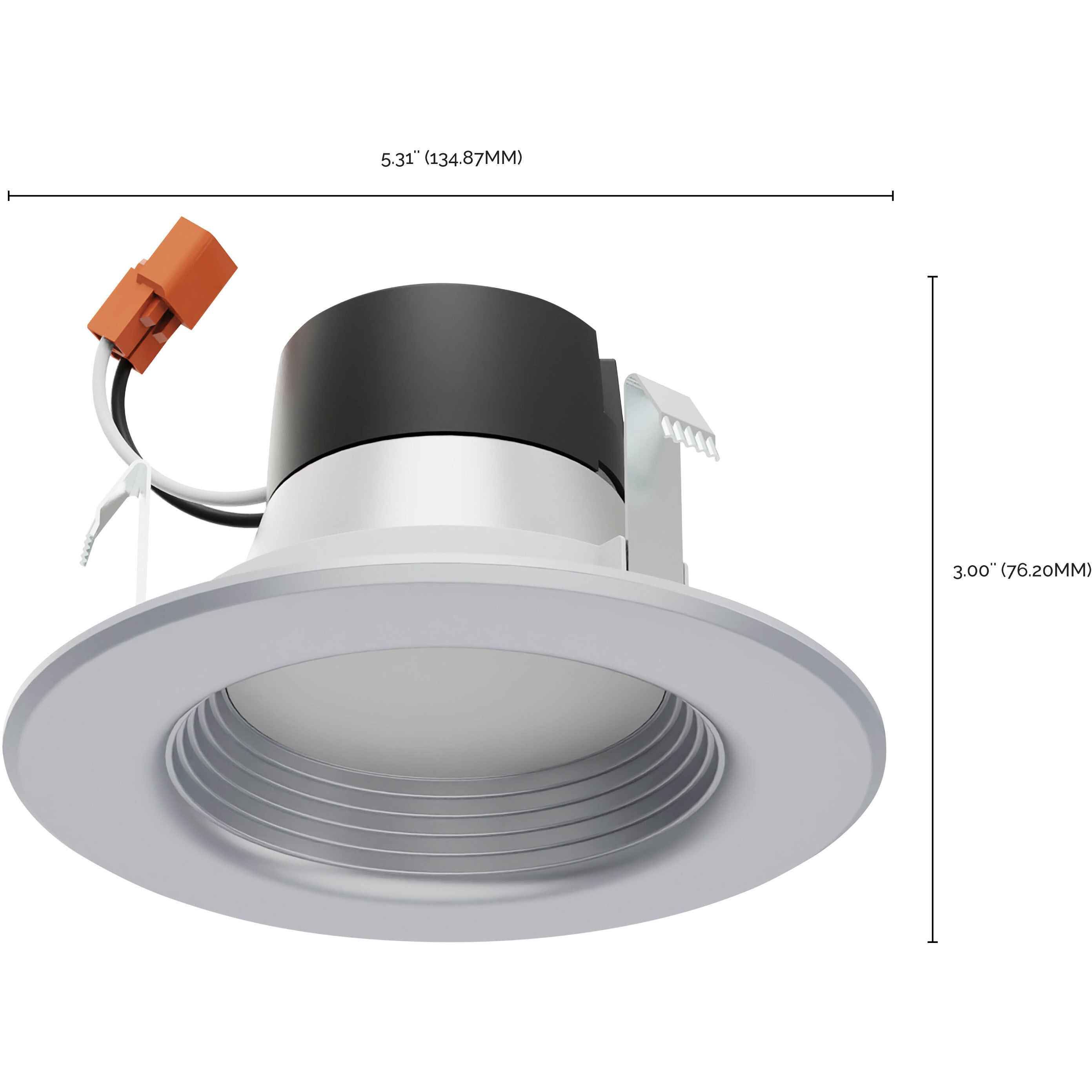 Edgewood LED Module Brushed Nickel Recessed