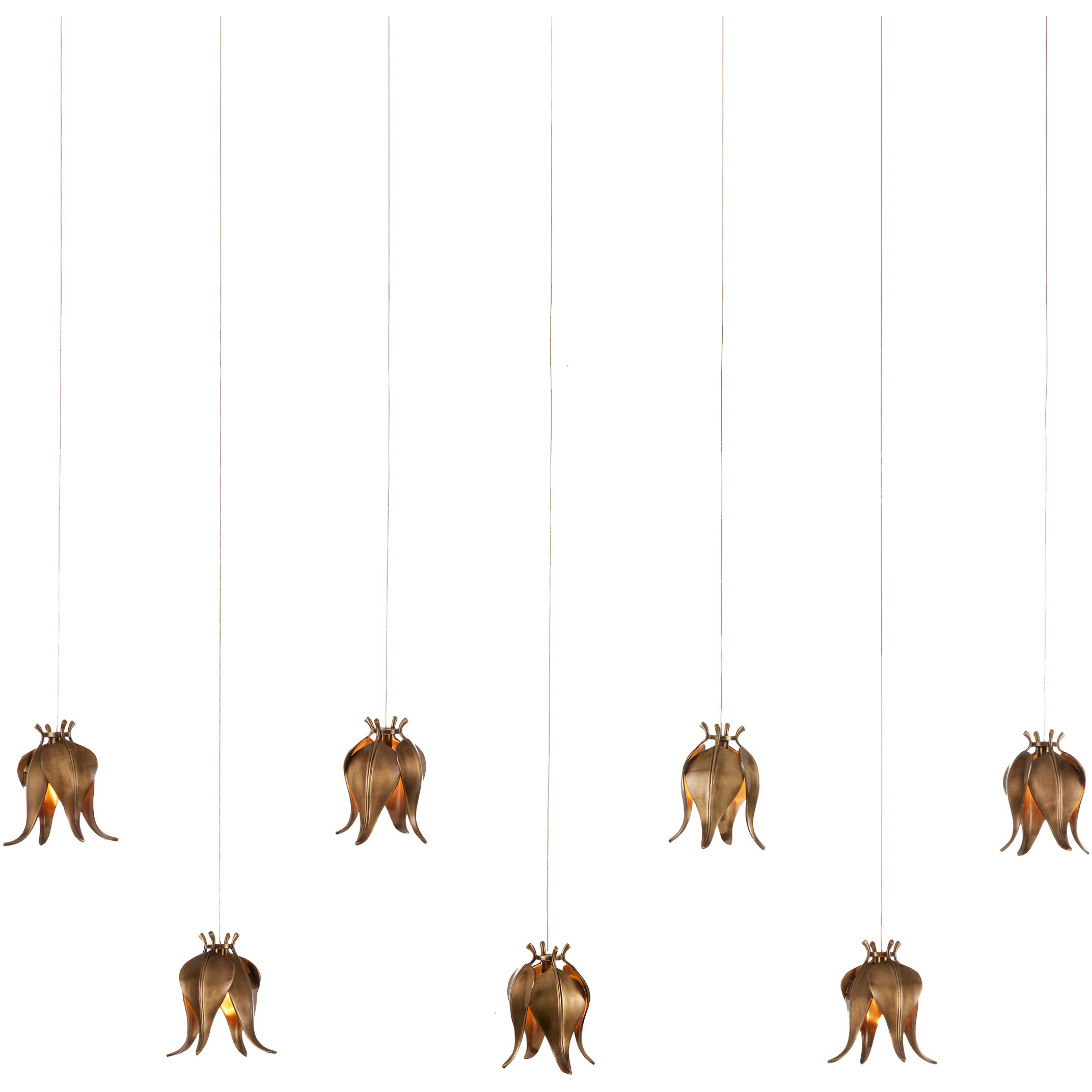 Iota Multi-Drop Linear Pendant Ceiling Light