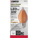 Lumos LED C15 Medium E26 4 watt 120V 2100K Light Bulb