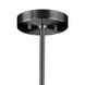 Radiance Collection LED 5.5 inch Hammered Brass with Brushed Nickel Pendant Ceiling Light