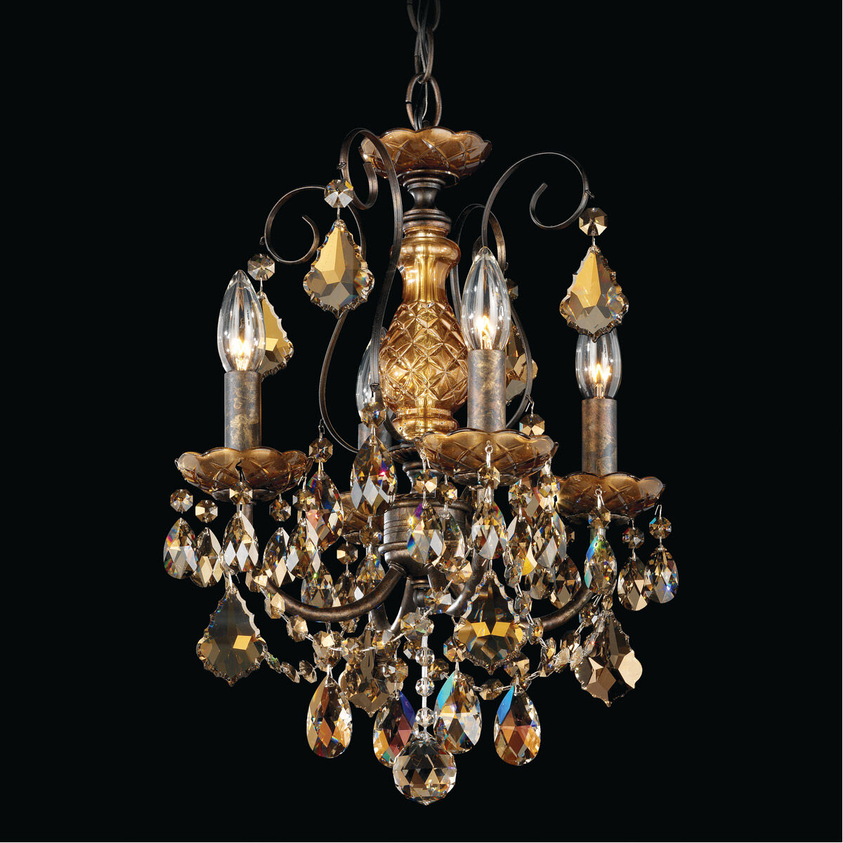 New Orleans 4 Light 12.00 inch Chandelier