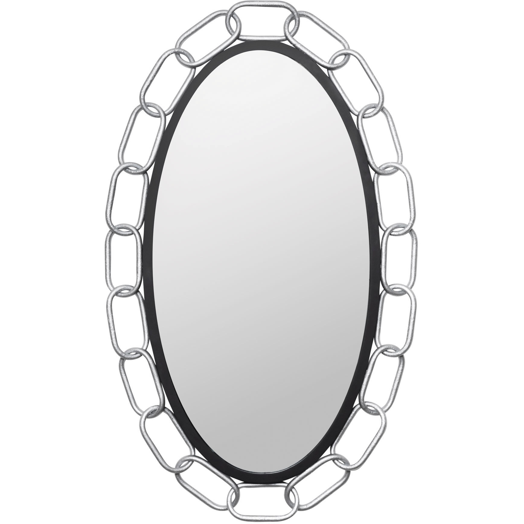 Chains of Love 40.00 inch  X 24.00 inch Wall Mirror