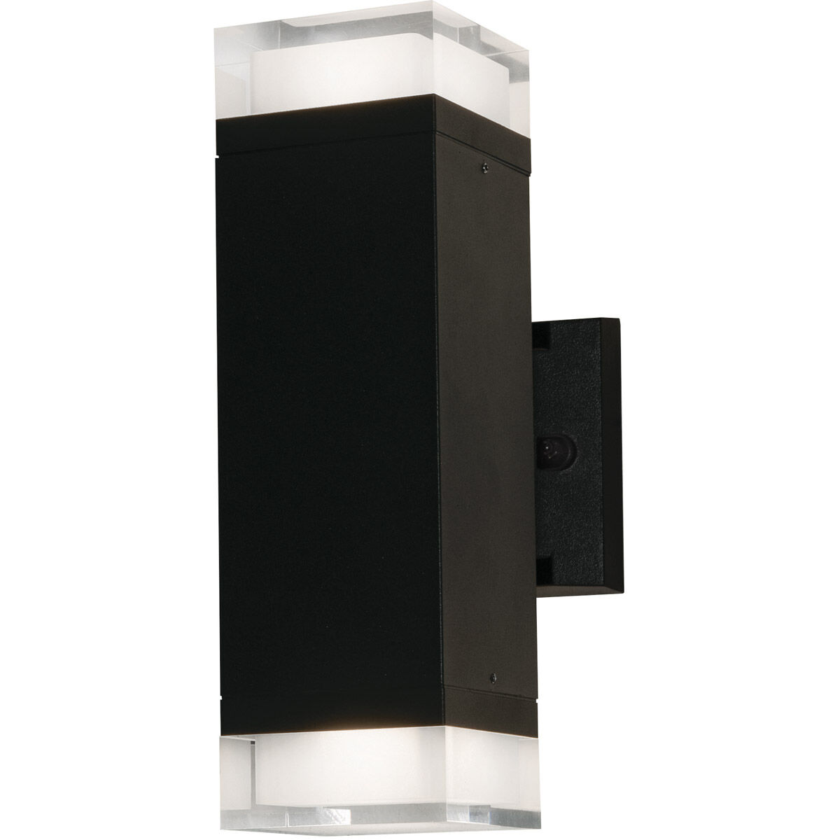Edmund LED 11.8 inch Black Outdoor Wall Sconce