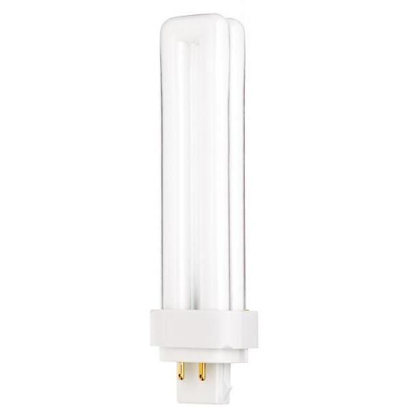 Lumos Compact Fluorescent T4 G24q-2 (4-Pin) G24q-2 18 watt 4100K Light Bulb, HyGrade
