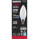 Lumos LED Candelabra Candelabra 4.00 watt 5000K LED Filament