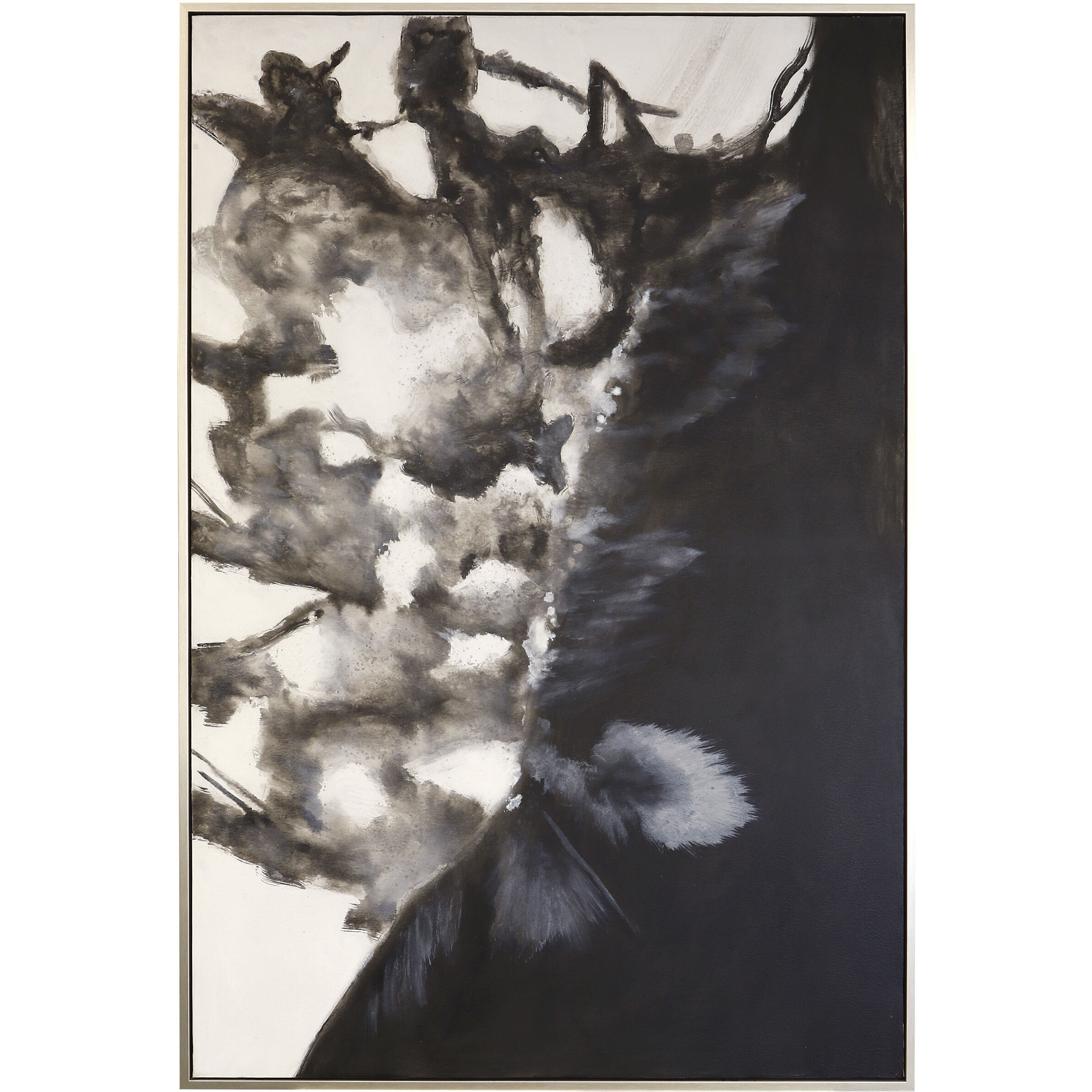 Spray 76 X 46 inch Framed Canvas Art