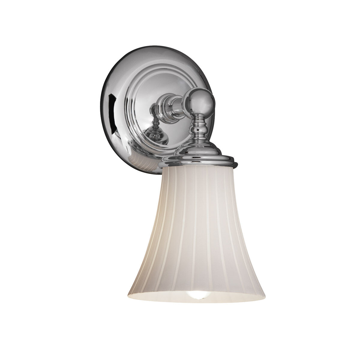 Fusion 1 Light 6 inch Polished Chrome Wall Sconce Wall Light in Ribbon, Incandescent