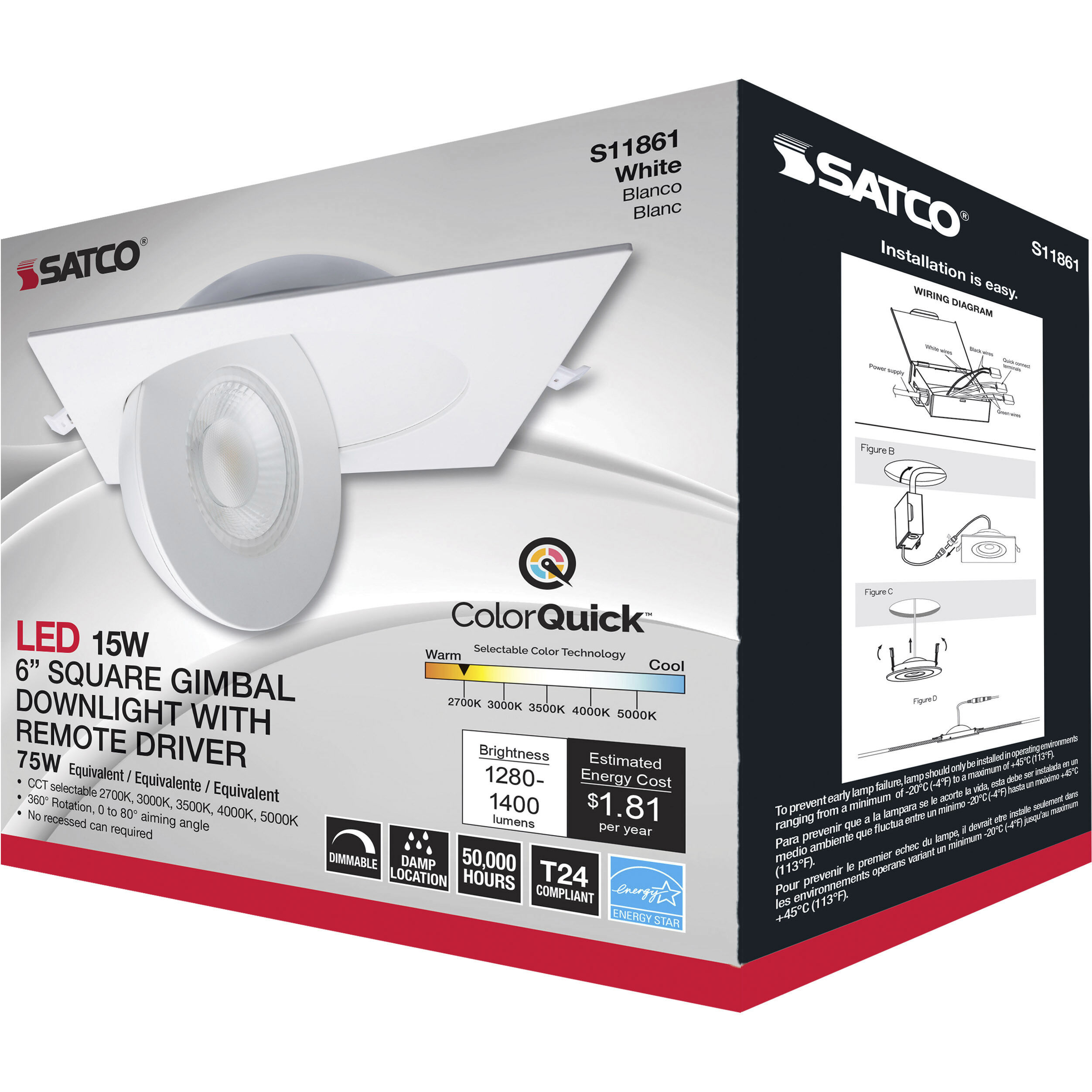 Edgewood Integrated White Recessed